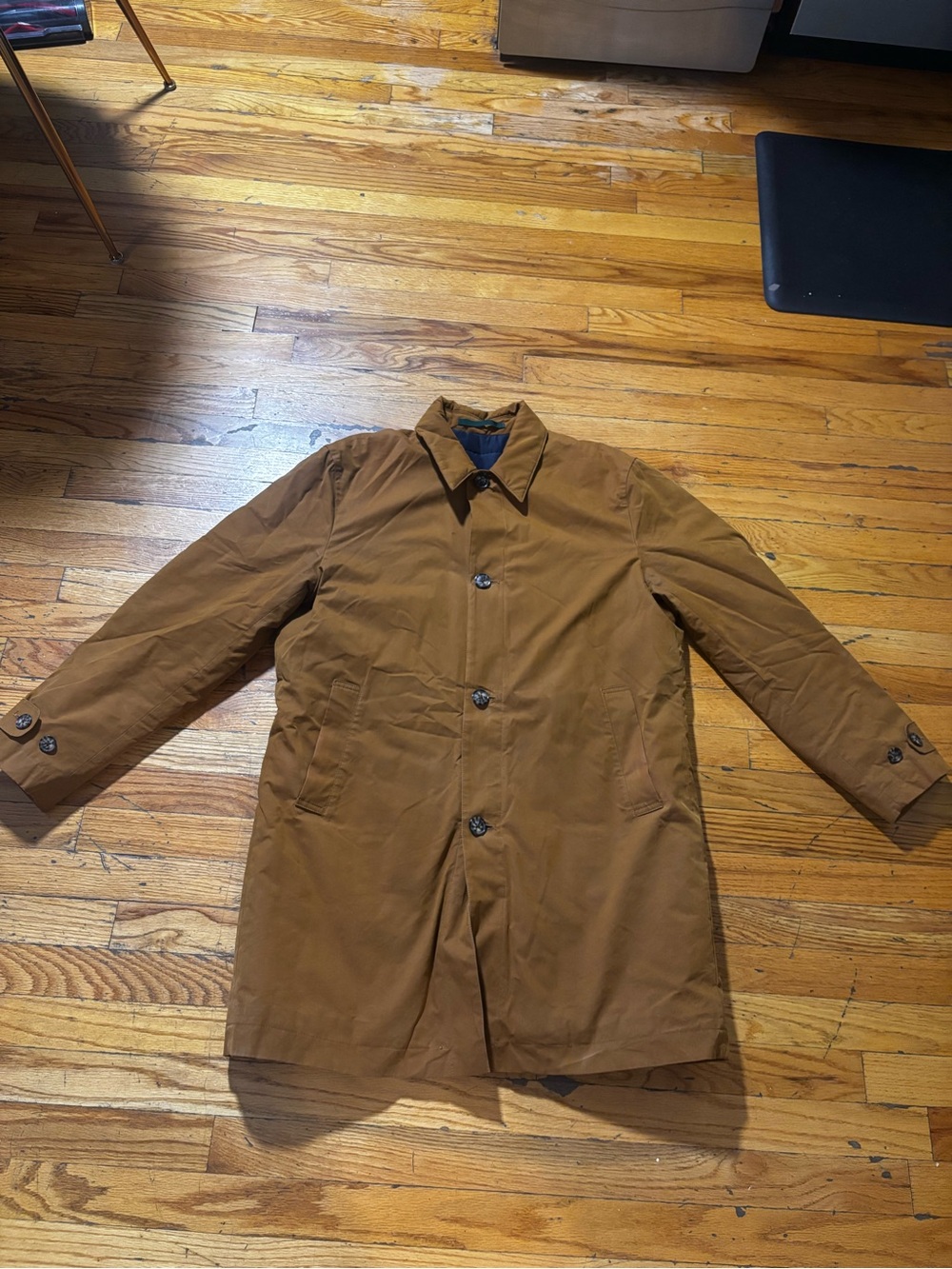 Bonobos Men's Tan Trench Coat